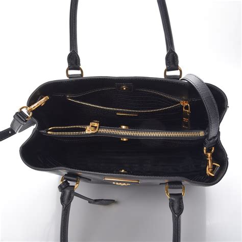 prada shopping bag saffiano lux nero|Prada purse.